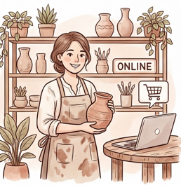 Kreativní offline podnikatelka